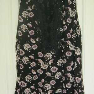 White House Black Market Camisole Black Lilac L